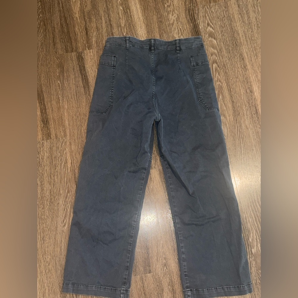 FRAME Charcoal Oversized Utility Pant Size 32 - Picture 7 of 9